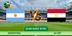 Nhận Định Argentina – Ai Cập Vào Lúc 23:00 Ngày 07/07